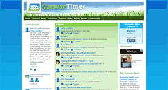 Desktop Screenshot of community.caravantimes.co.uk