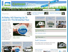 Tablet Screenshot of caravantimes.co.uk